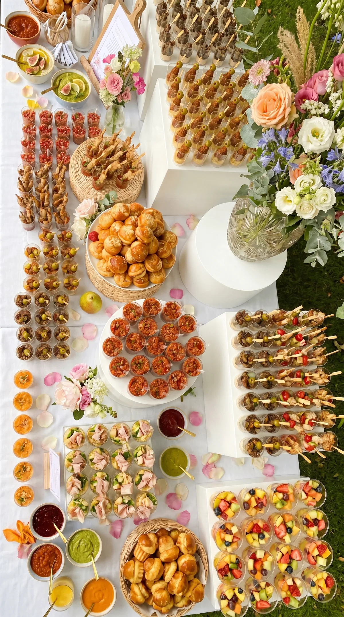 Traiteur repas d'entreprise & séminaires La Réunion Buffet traiteur repas d'entreprise — mignardises et verrines Le Faham La Réunion